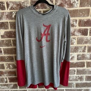 Nike Alabama CFP National Championship Long sleeve Shirt, Men’s Large